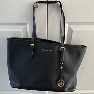 Michael kors black tote bag
